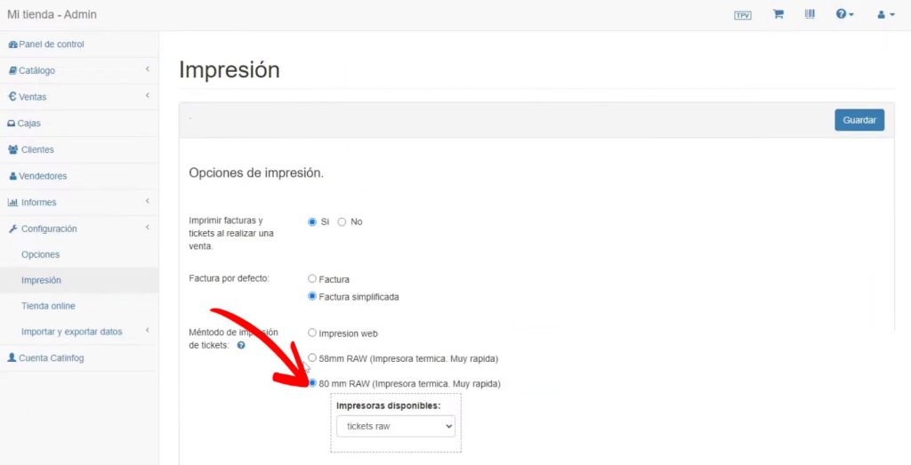 instalacion de impresora de tickets paso 20