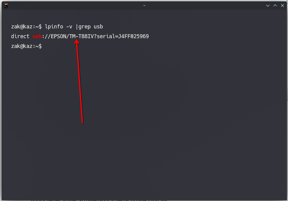 solución a mi impresora de tickets no funciona linux 5