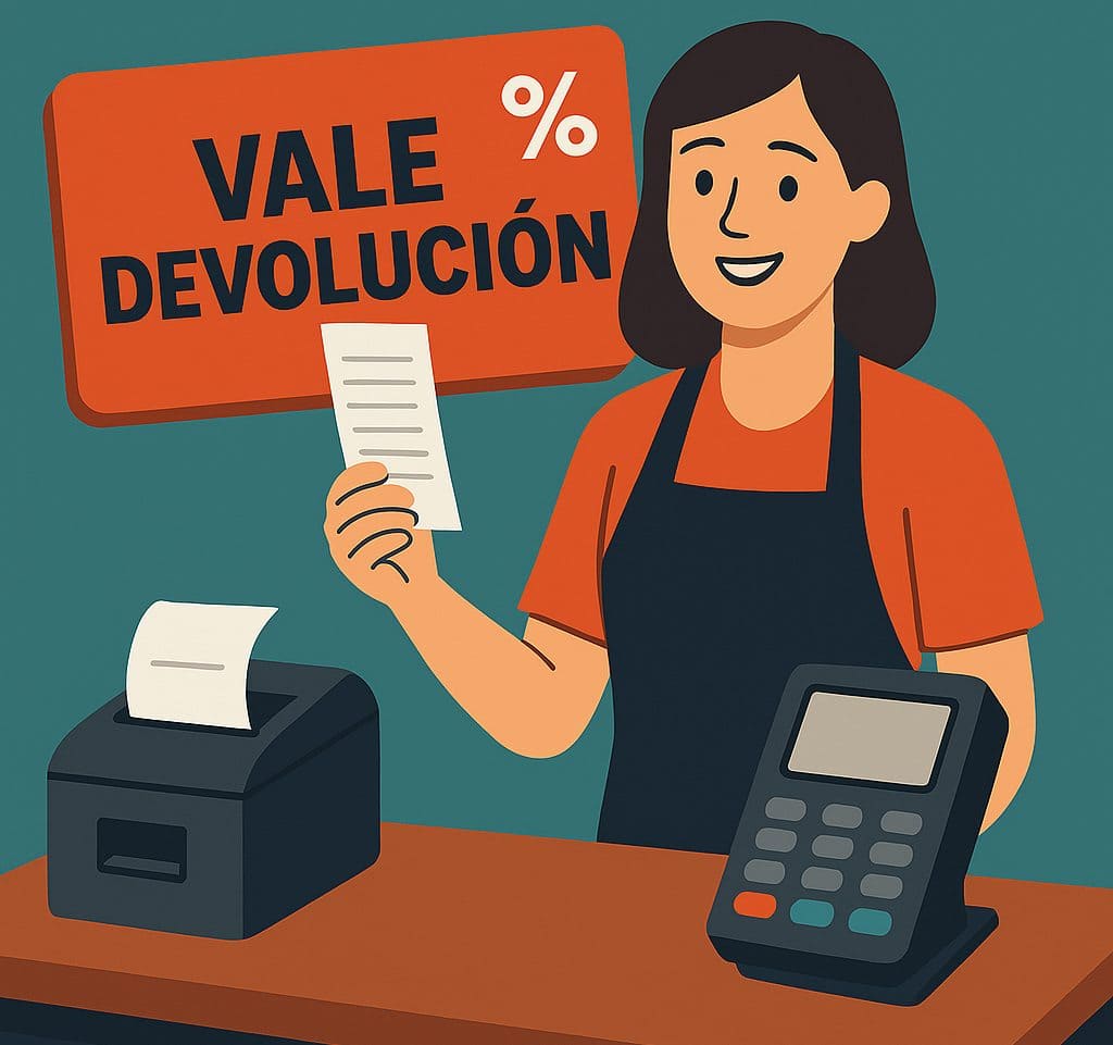 credito vale de devolución
