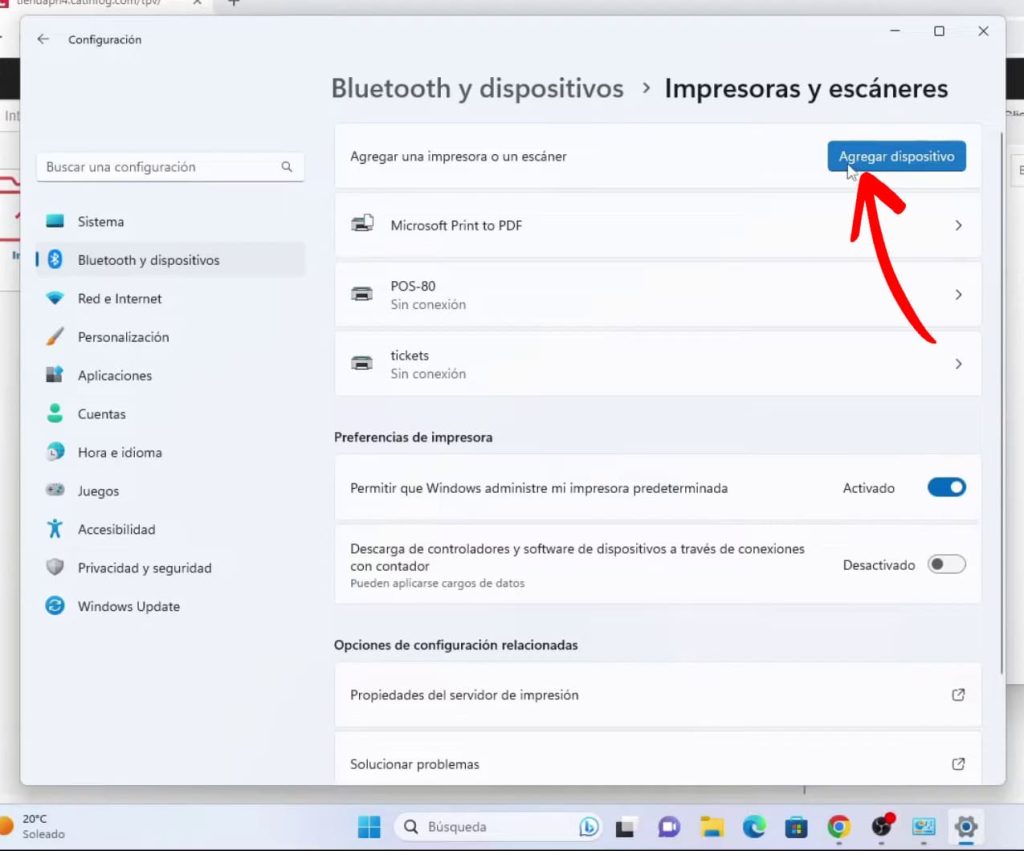 instalacion de impresora de tickets paso 4