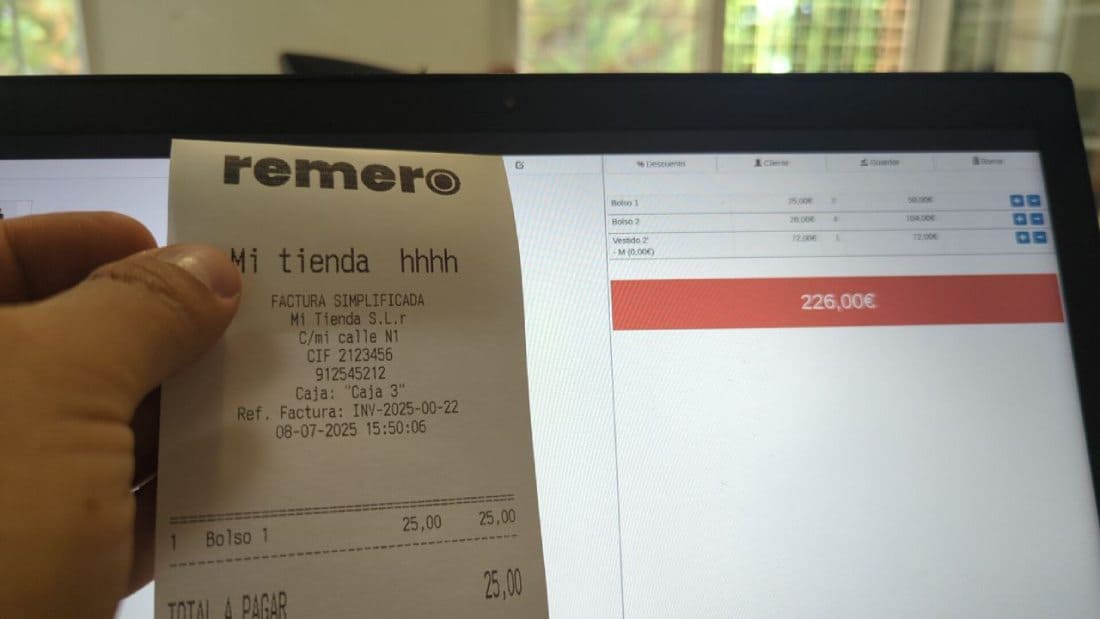 puesta en mrcha en 5 minutos del tpv de remero