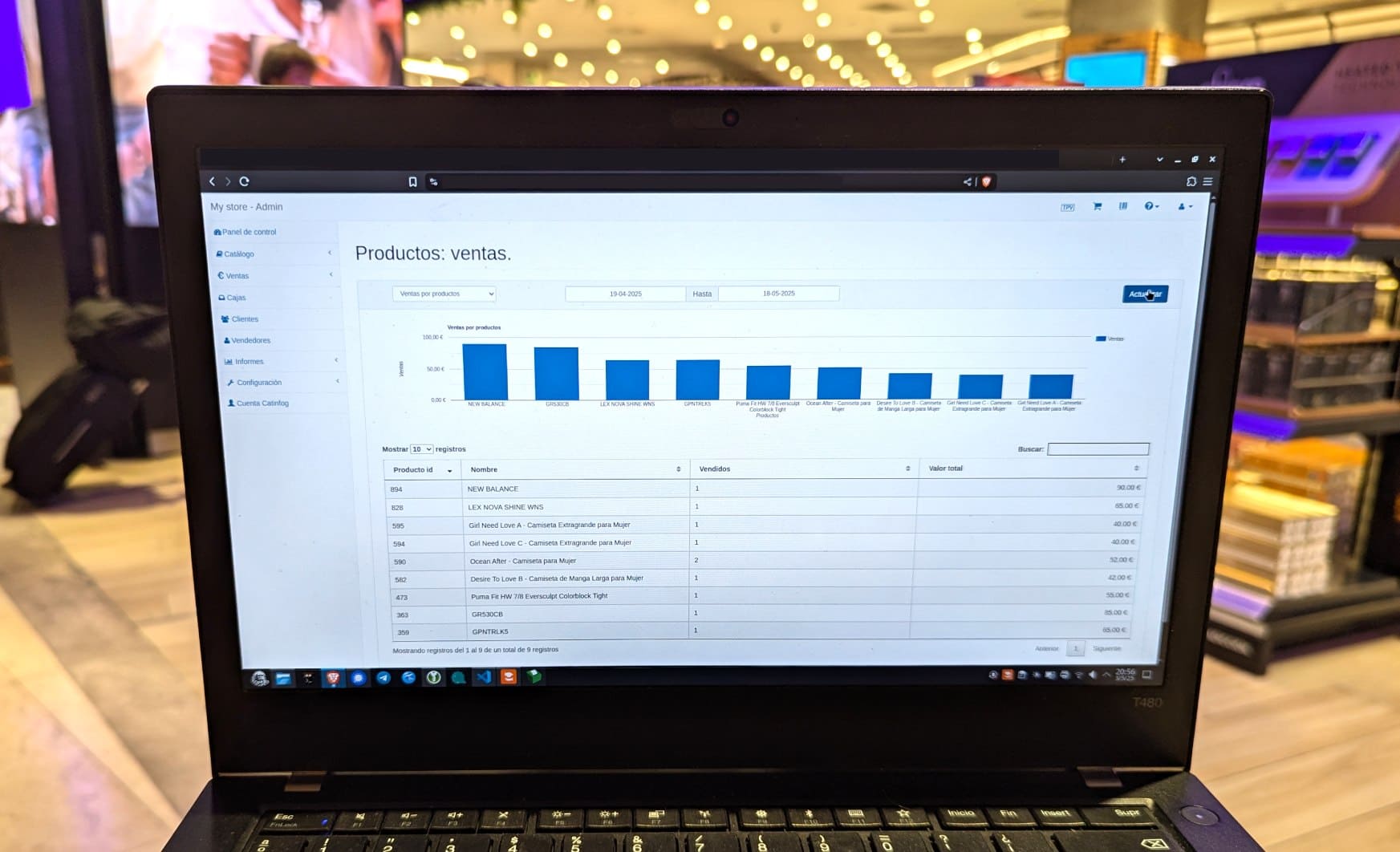 remero tpv estadisticas de ventas
