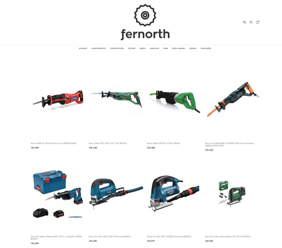 tienda online tpv ferretria