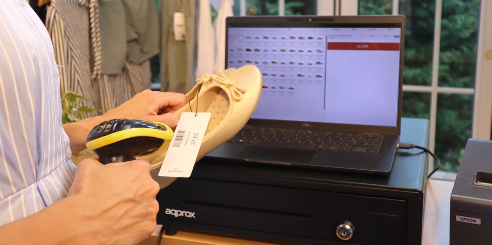 interfaz de venta del tpv