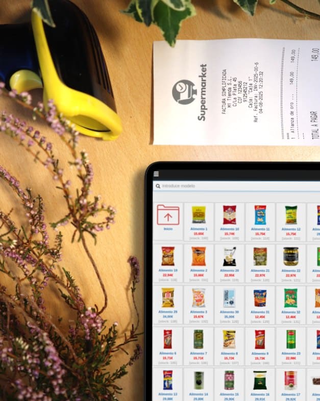 TPV para tiendas de alimentación
